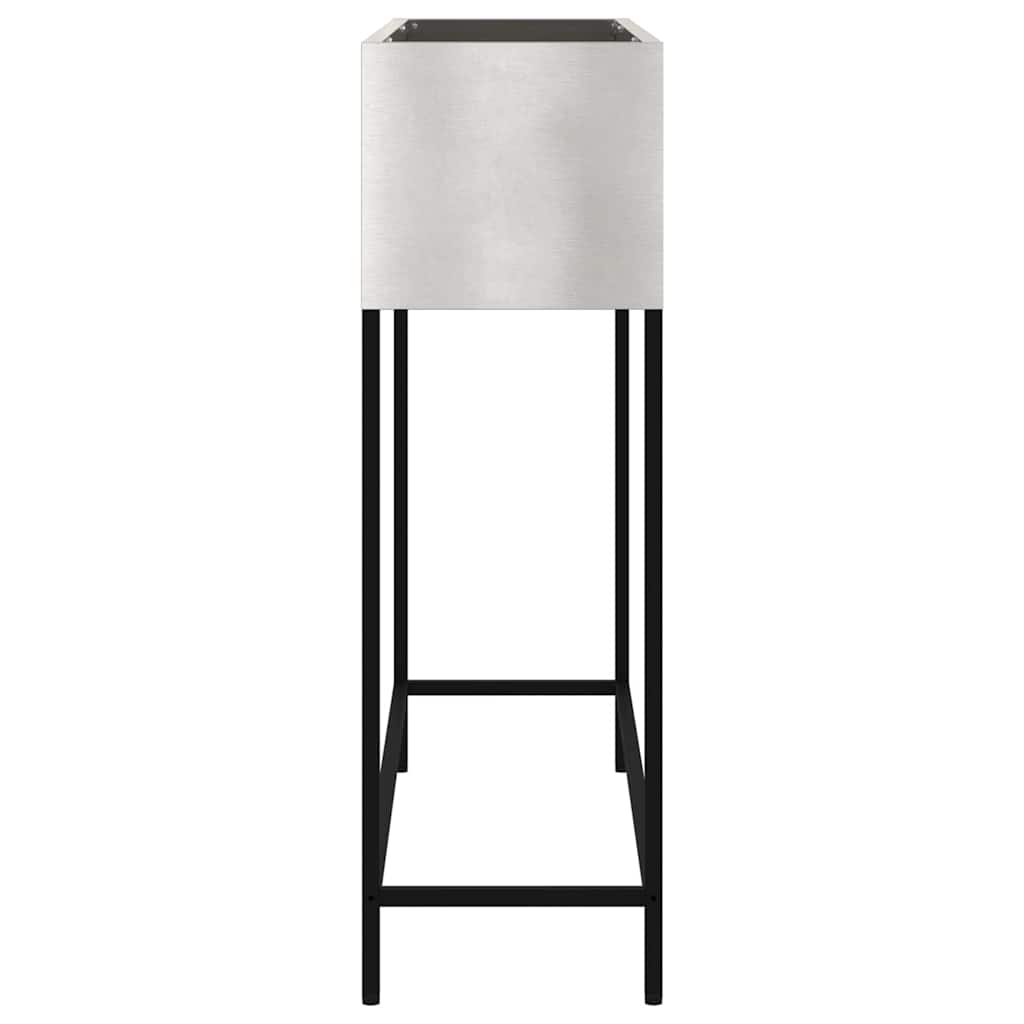 Hevet Hageplante sølv 100 x 26 x 82 cm Rustfritt stål