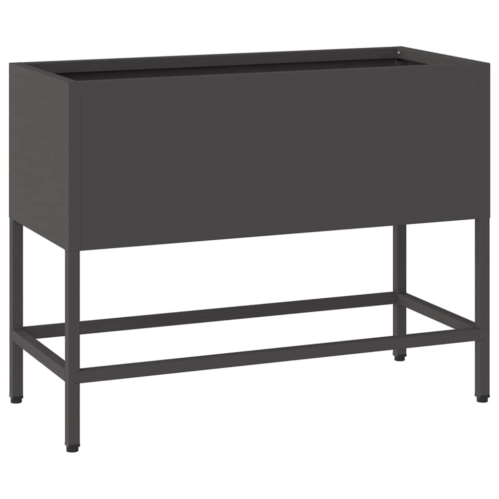 Hevet Hageplante Svart 60 x 26 x 45 cm Stål