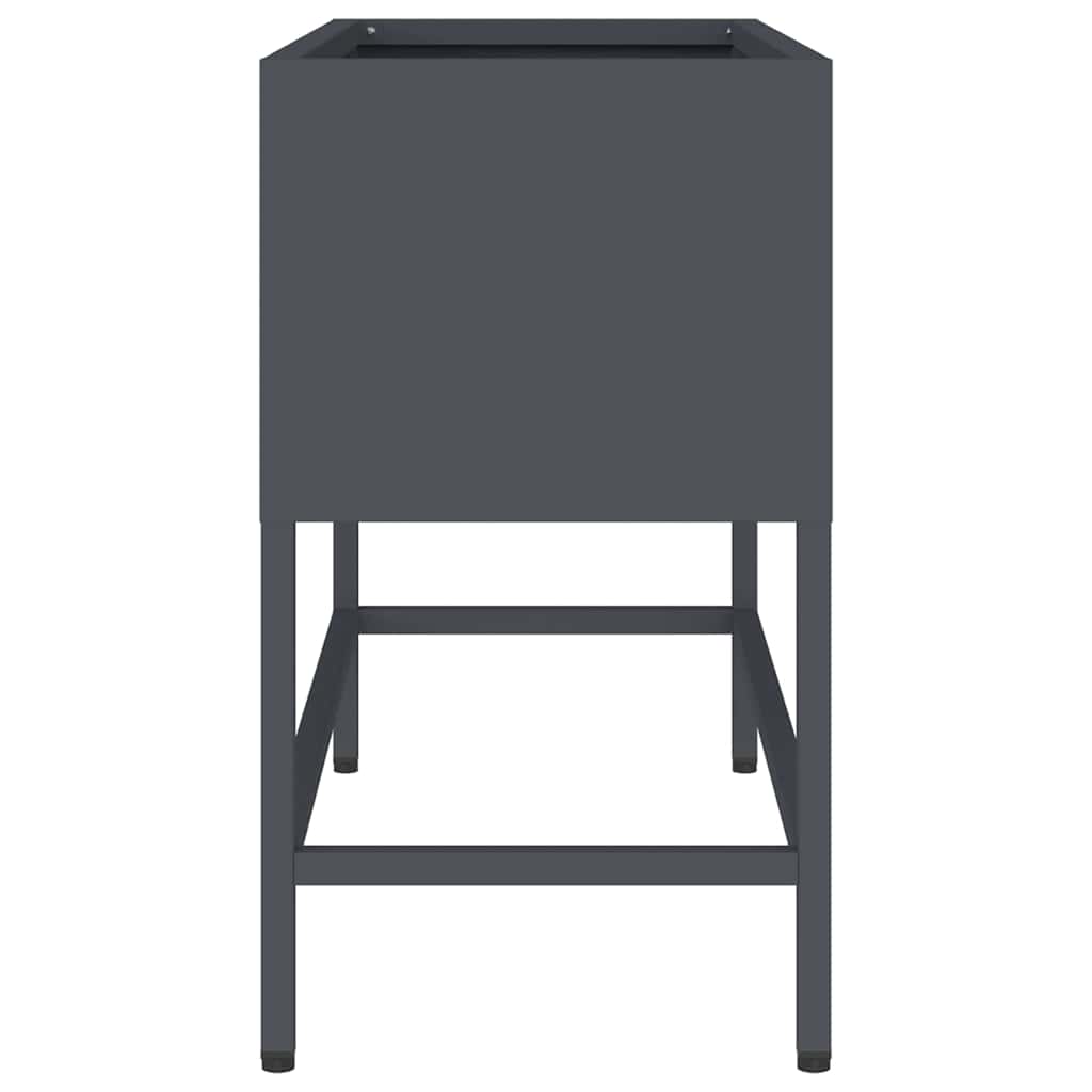 Hevet Hageplante Antrasitt 60 x 26 x 45 cm Stål