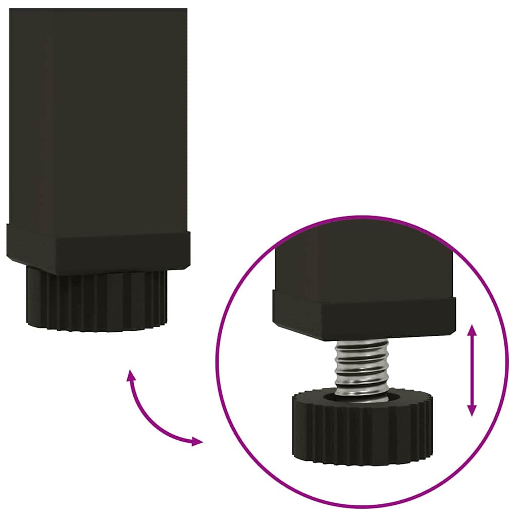 Hevet Hageplante sølv 60 x 26 x 45 cm Galvanisert Stål