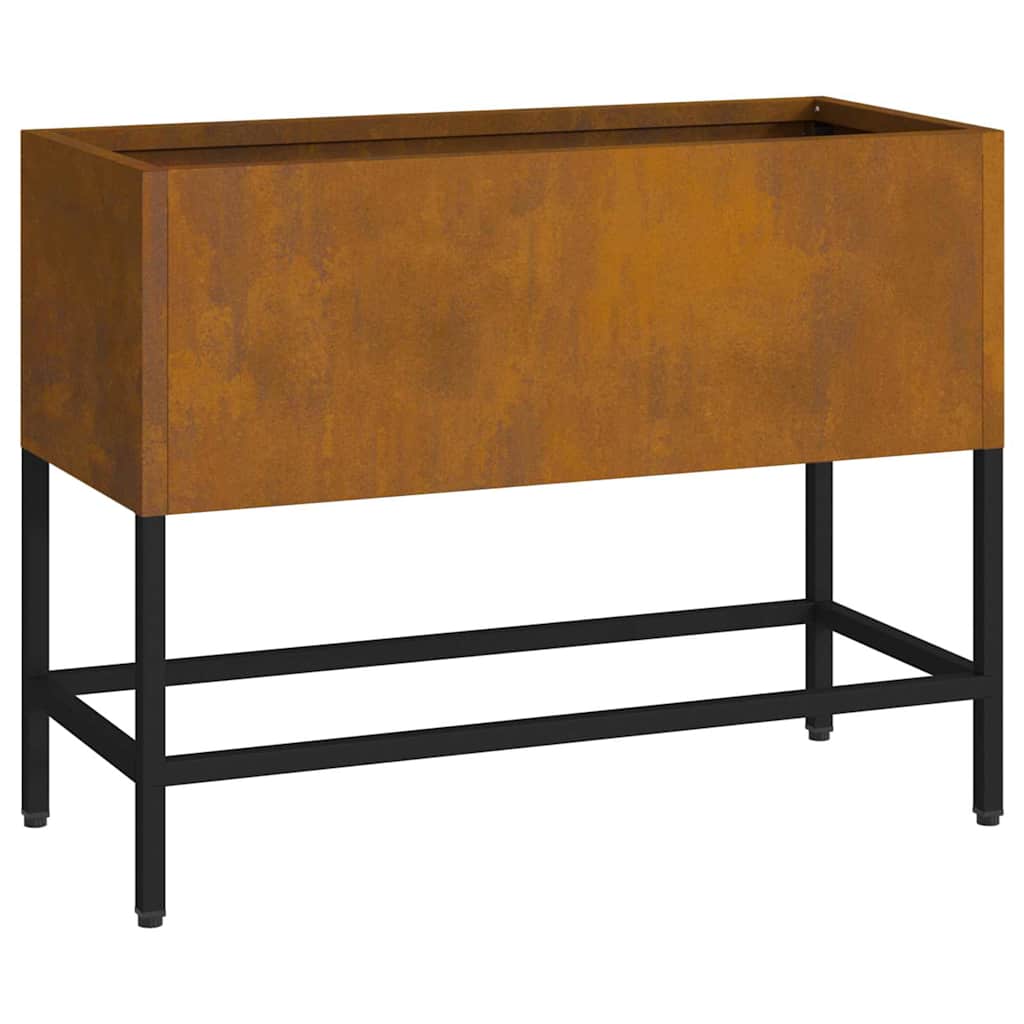Hevet Hageplante Rusten 60 x 26 x 45 cm Cortenstål