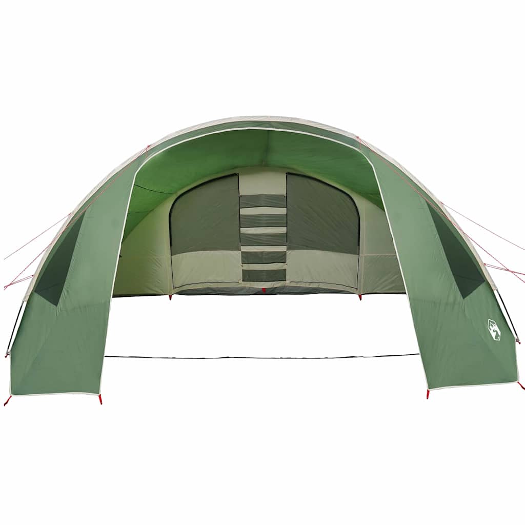 Tunneltelt med tak med lagring Grønn og hvit 700 x 590 x 215 cm