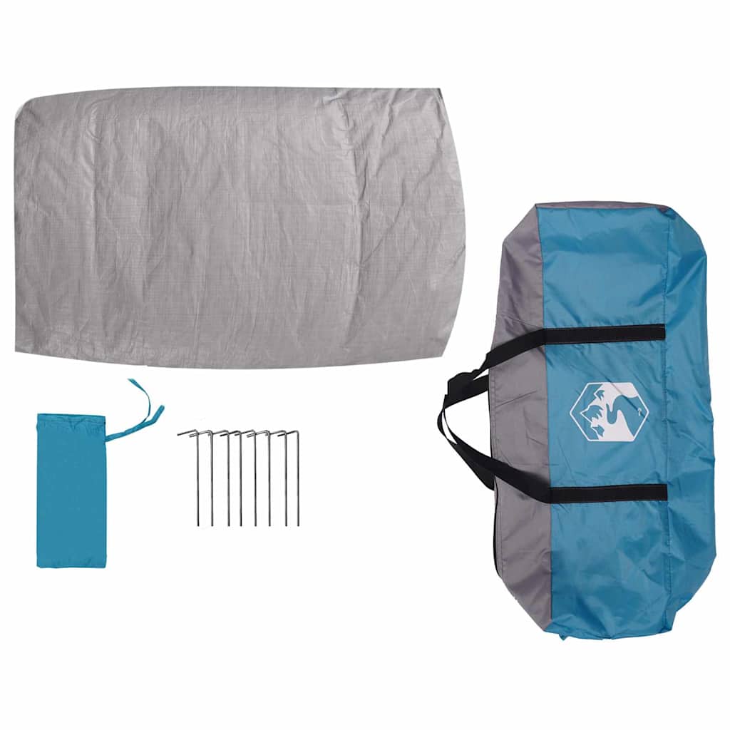 Innertelt med tak med lagring Blå og grå 300 x 300 x 250 cm