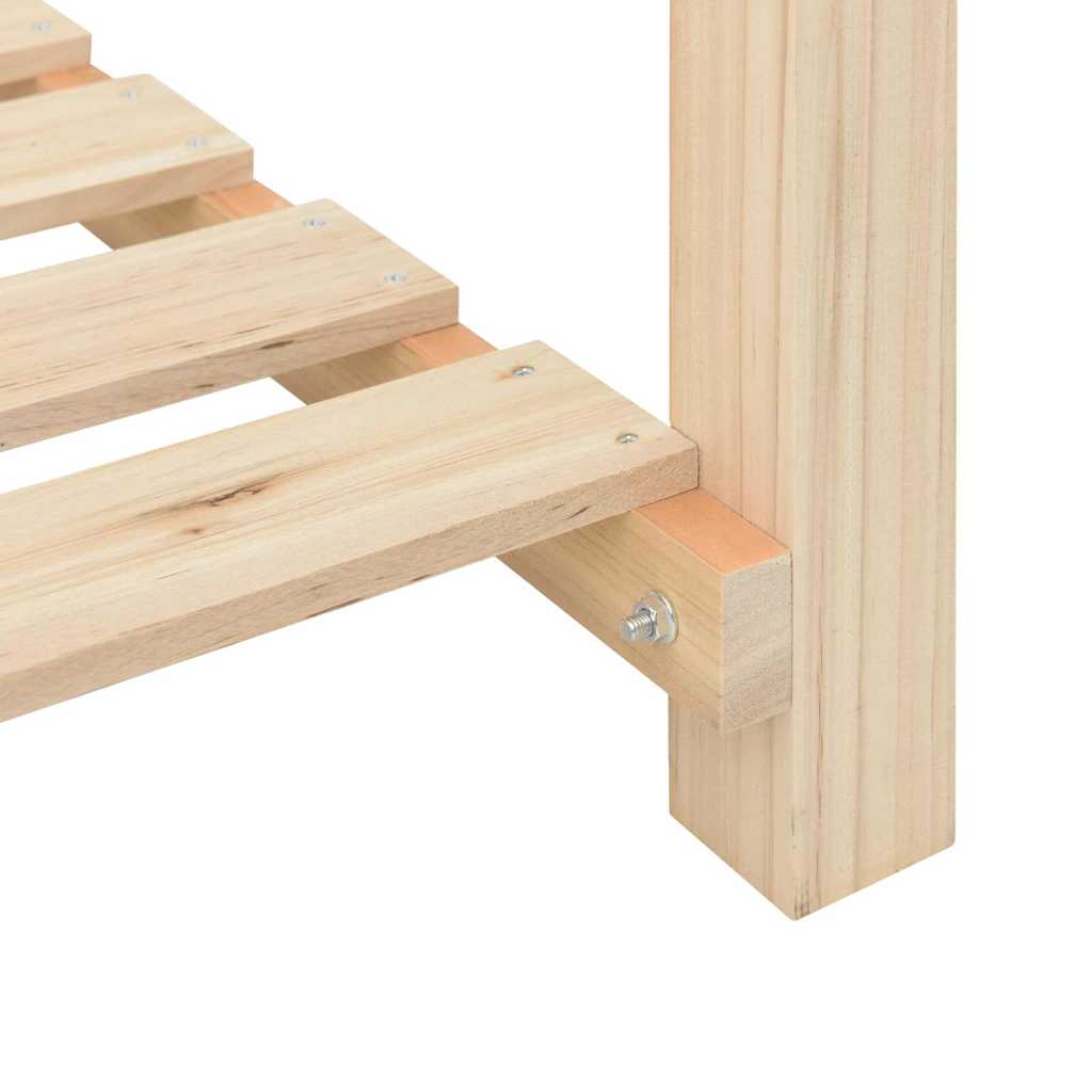 Hageblomsterpotte Beige 71 x 37 x 76,5 cm Massiv Furu Tre