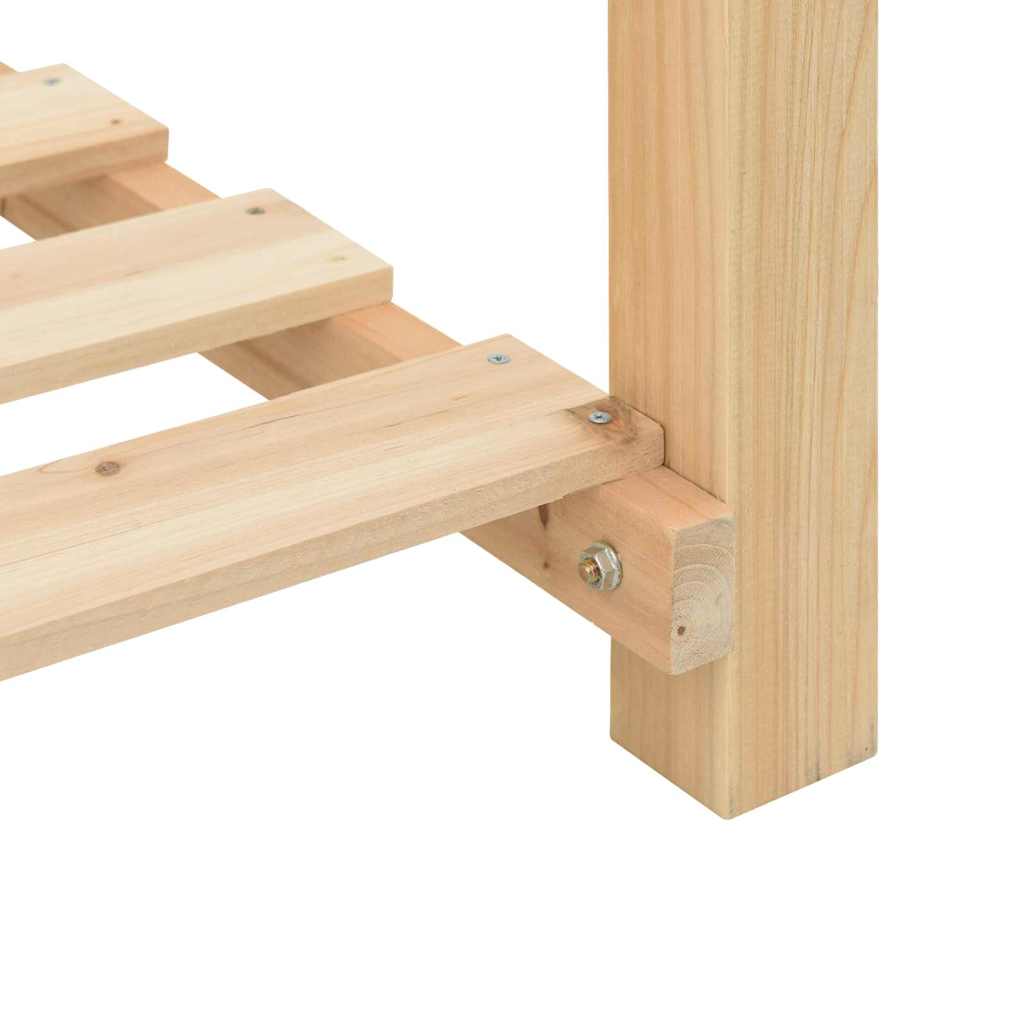 Hageblomsterpotte Beige 115 x 59 x 76,5 cm Massiv Furu Tre