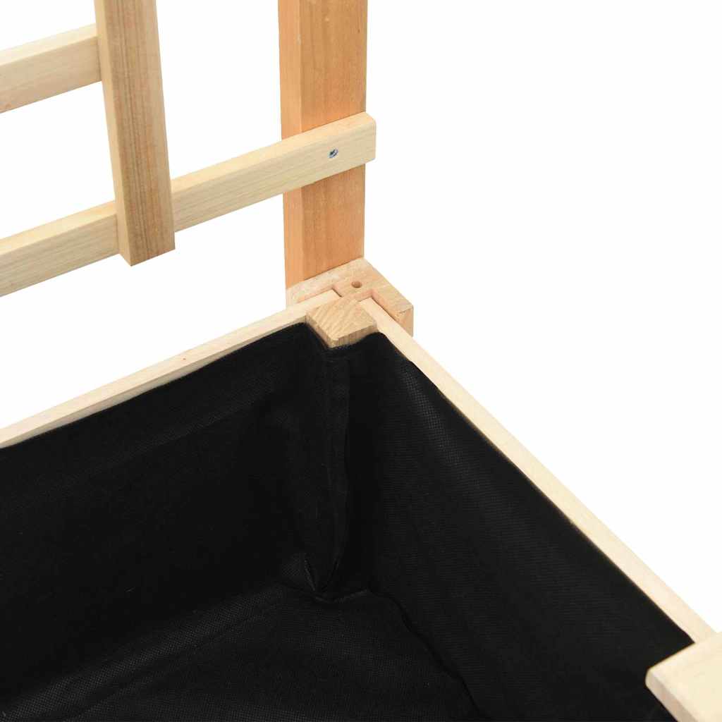 Hageblomsterpotte Beige 71 x 38 x 152 cm Massiv Furu Tre