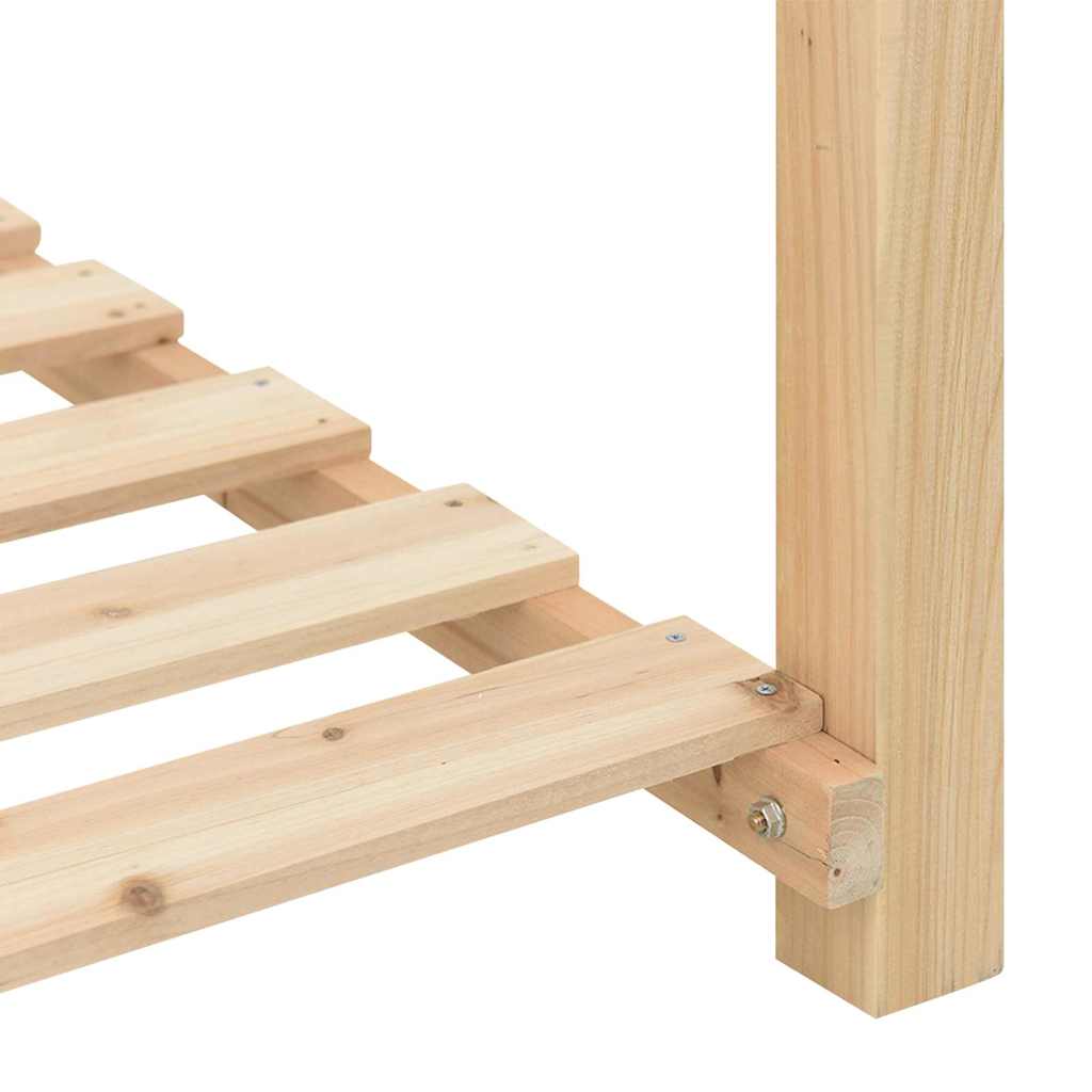 Hageblomsterpotte Beige 111 x 37 x 76,5 cm Massiv Furu Tre