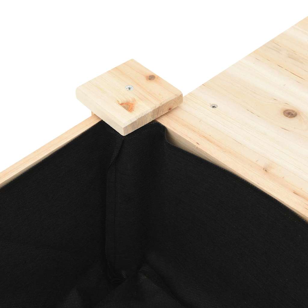 Hageblomsterpotte Beige 155 x 59 x 76,5 cm Massiv Furu Tre