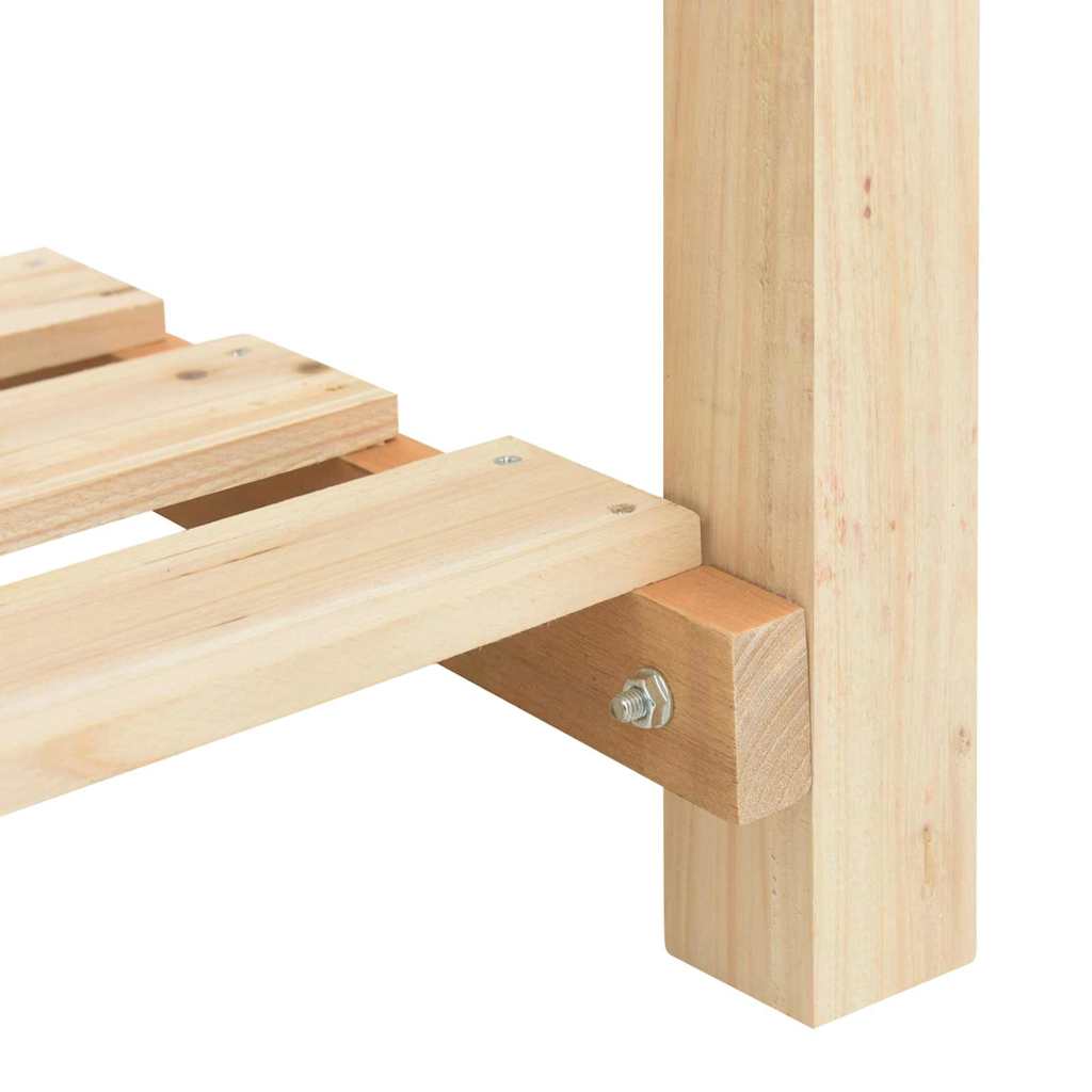 Hageblomsterpotte Beige 71 x 37 x 76,5 cm Massiv Furu Tre