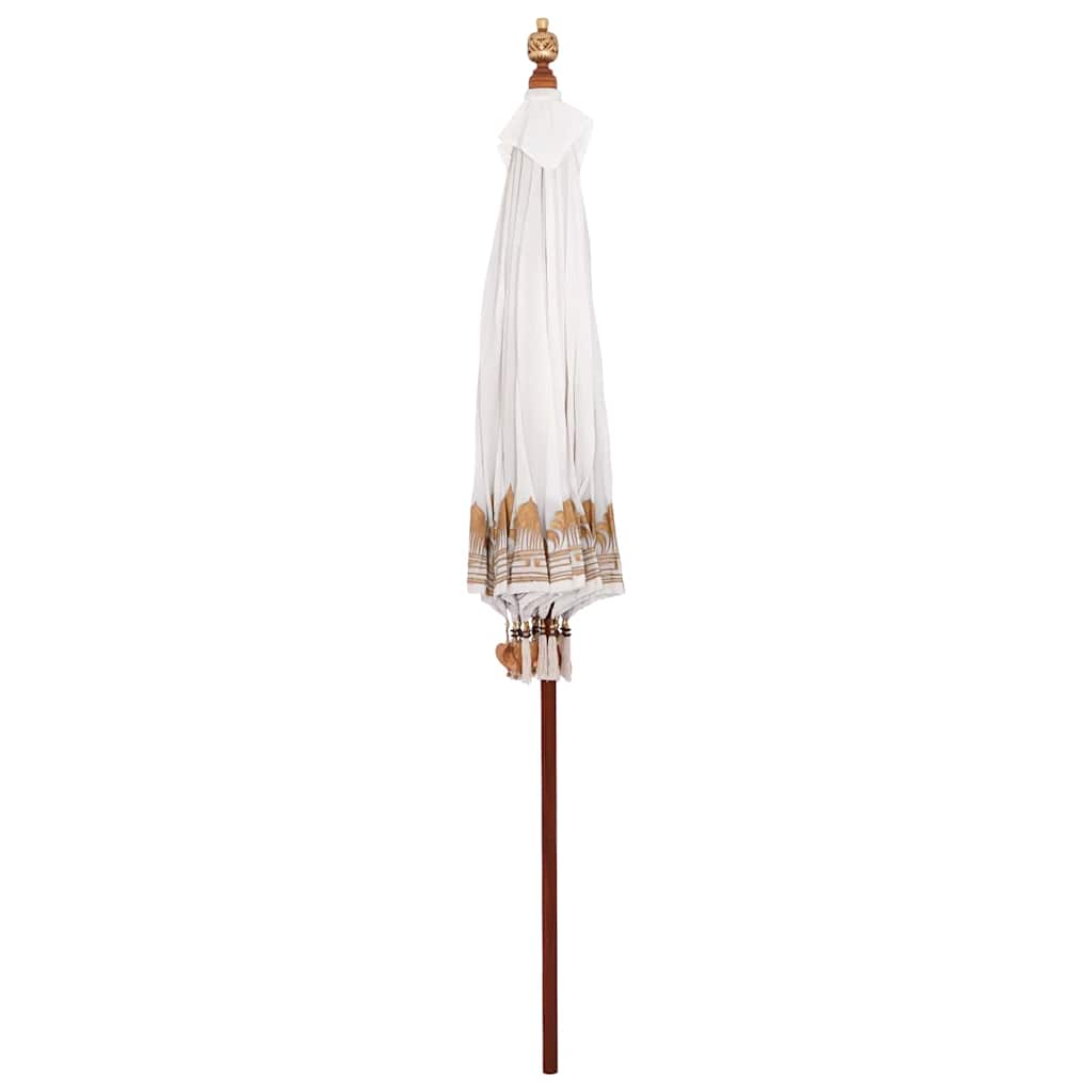 Parasoll Annet Krem x 250 cm Bomull og tre