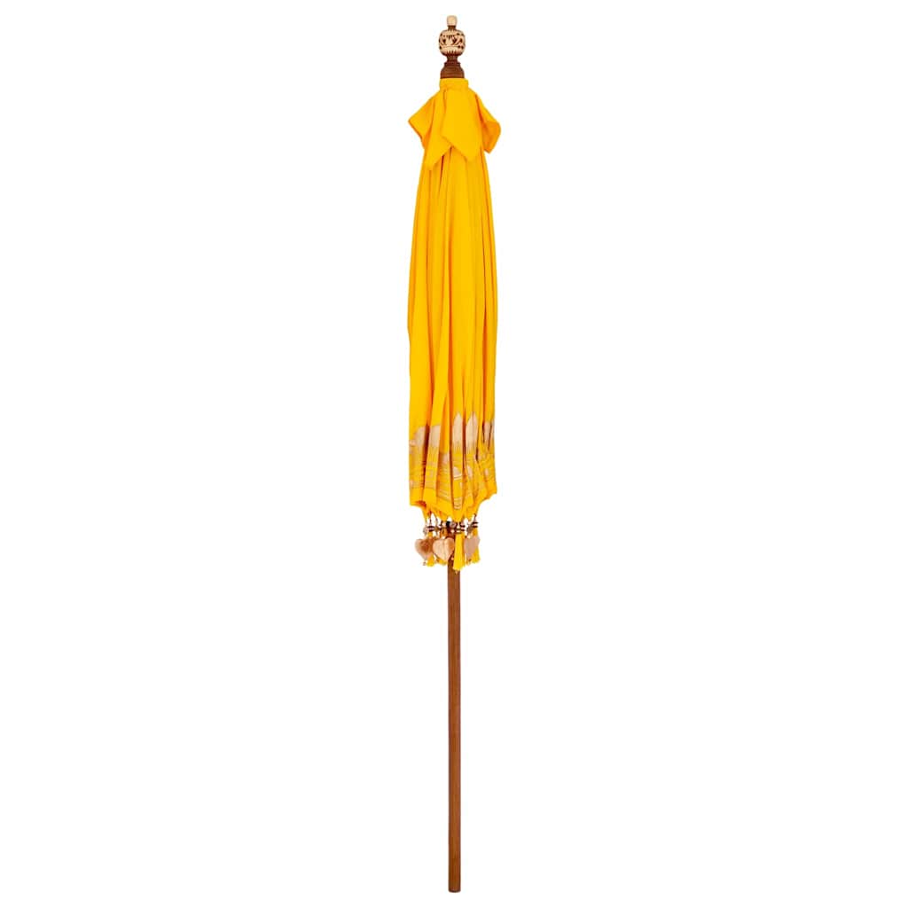 Parasoll Annet Gul x 250 cm Bomull og tre