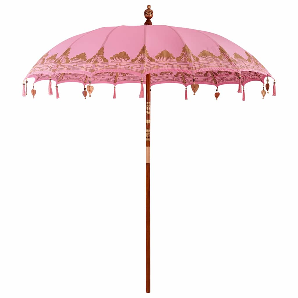 Parasoll Annet Rosa x 260 cm Bomull og solid tre