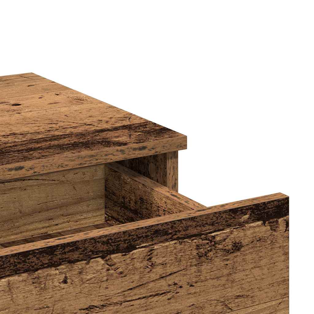 Sminkebord med skuff Gamle tre 100 x 40 x 130 cm Konstruert tre