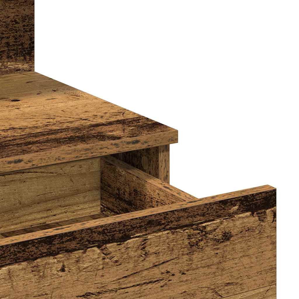 Sminkebord med skuff Gamle tre 100 x 40 x 130 cm Konstruert tre