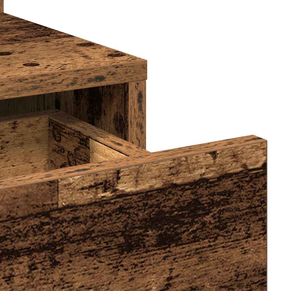 Sminkebord med skuff Gamle tre 80 x 35 x 132 cm Konstruert tre