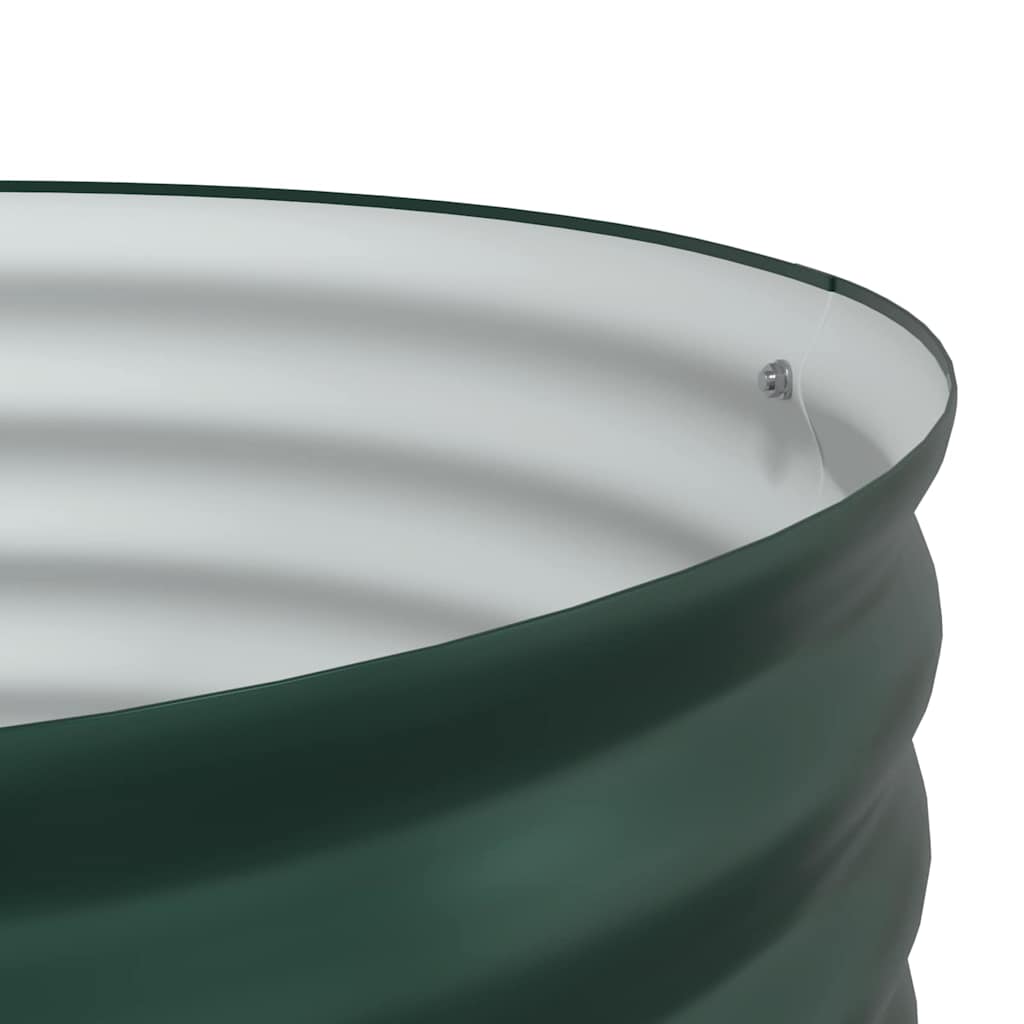 Høybed grønn 80 x 80 x 81 cm Stål