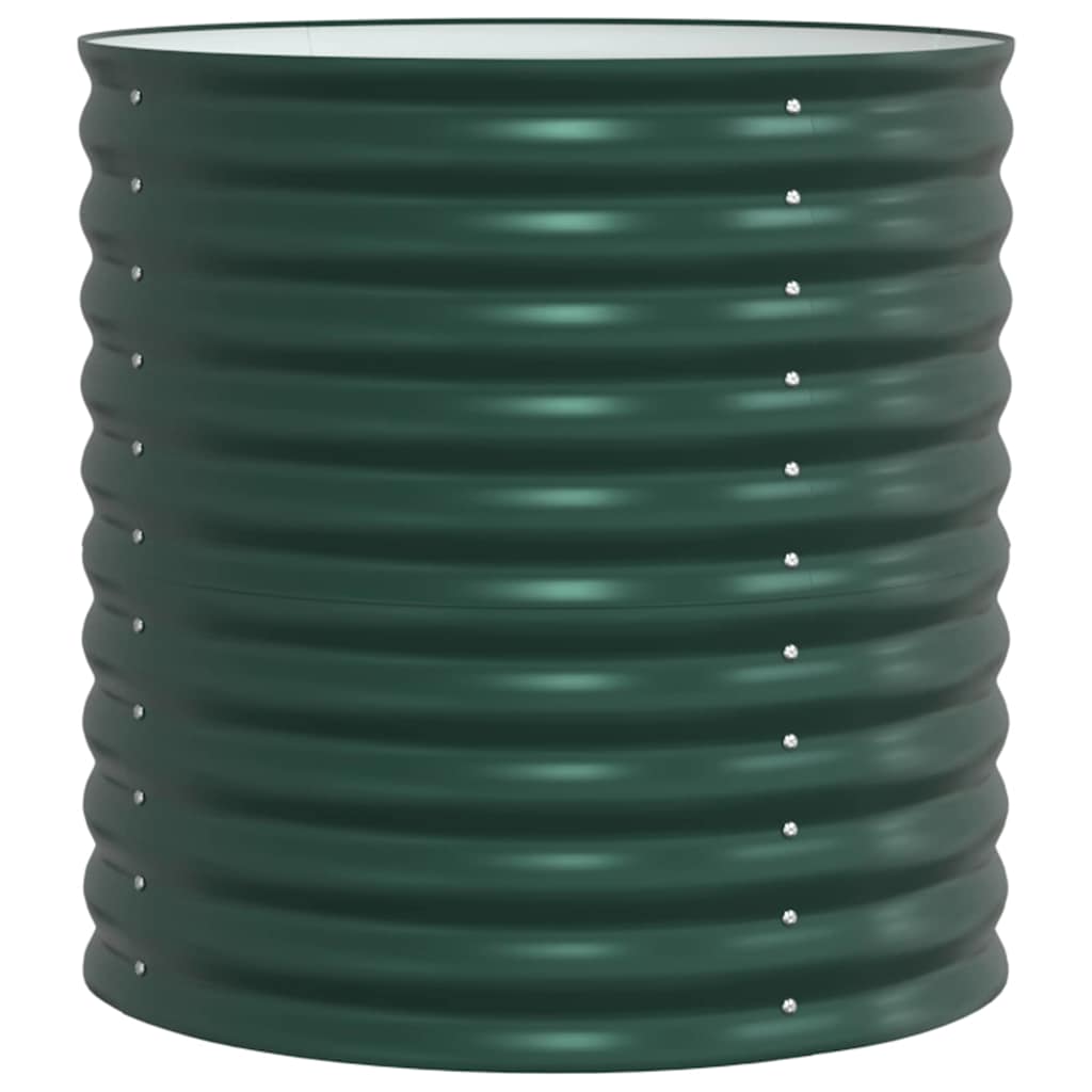 Høybed grønn 80 x 80 x 81 cm Stål