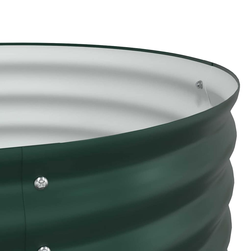 Høybed grønn 160 x 80 x 44 cm Stål