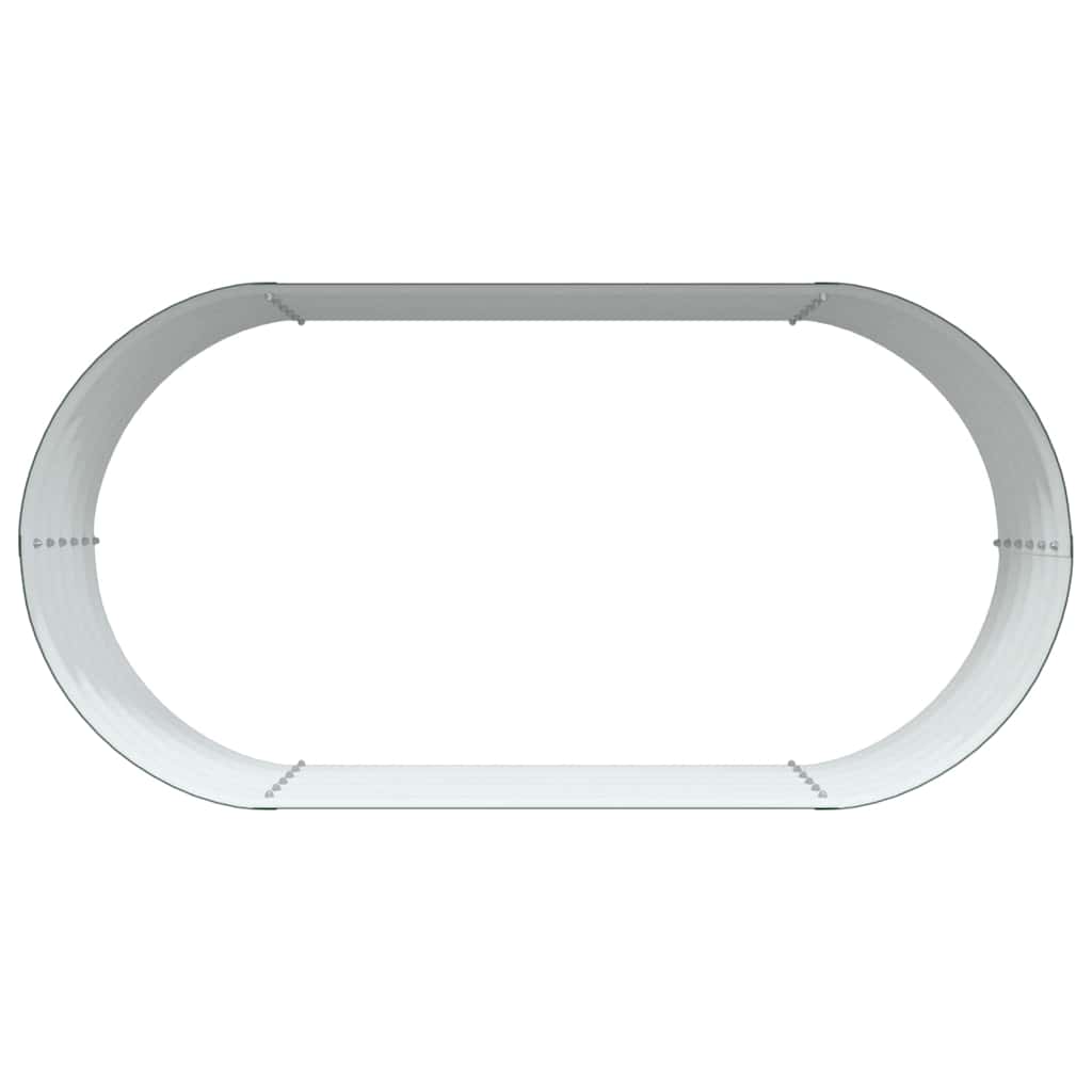 Høybed grønn 160 x 80 x 44 cm Stål