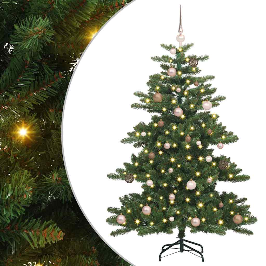 Kunstig sammensatt juletre with 15 LEDs grønn 150 cm PVC