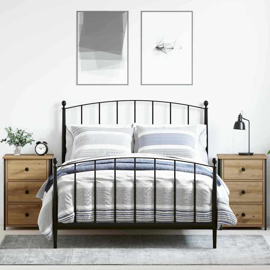 Nattbordskap med skuff Brun Massiv Reclaim Tre