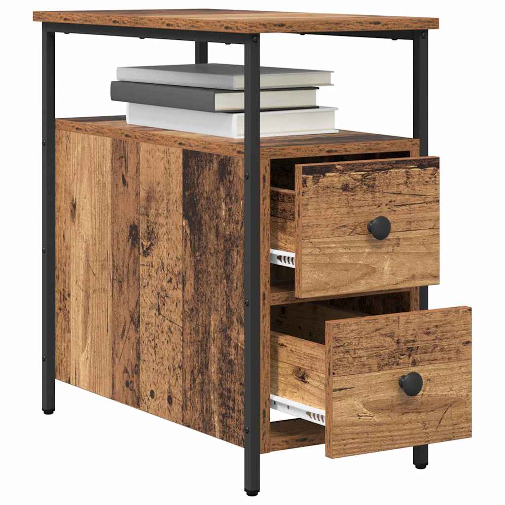 Nattbordskap Gammelt tre 30 x 60 x 60 cm Konstruert tre