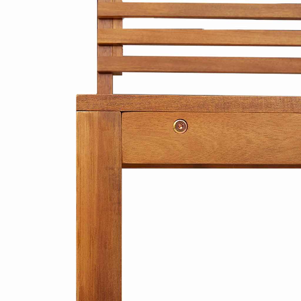 Hagebenk Set 5 pcs Brun heltre akasie