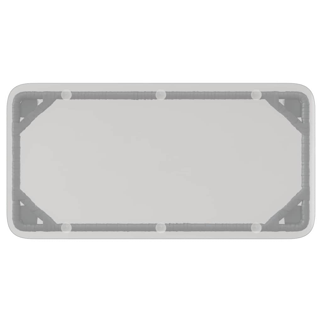 Hagebord Svart 80 x 40 x 45 cm Poly rattan