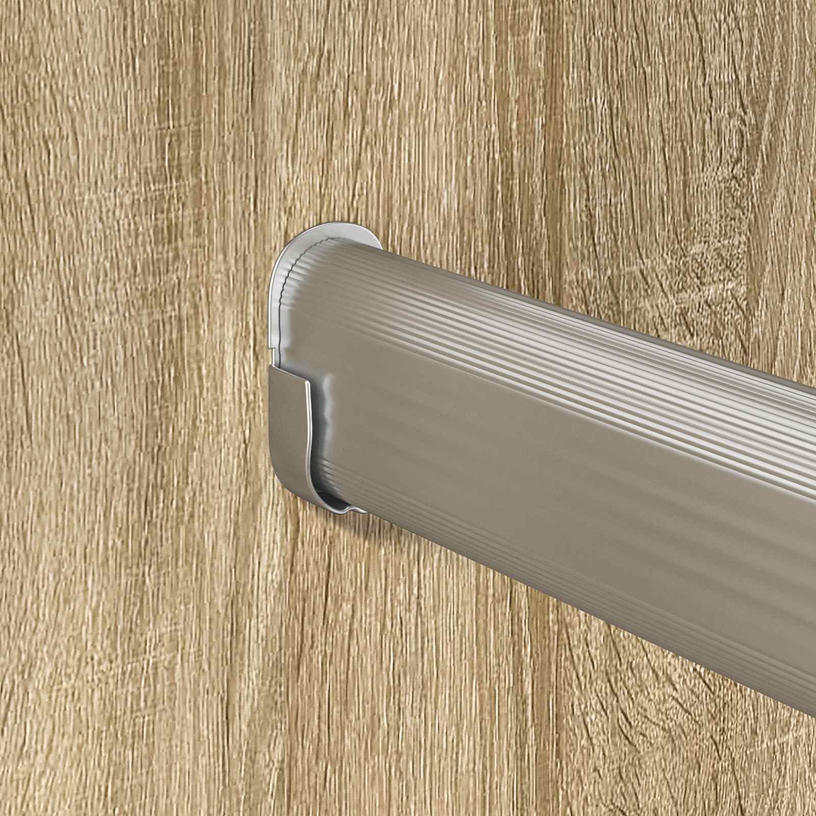 Klesslanger 12 pcs sølv 764 x 15 x 29 mm Aluminium Legering