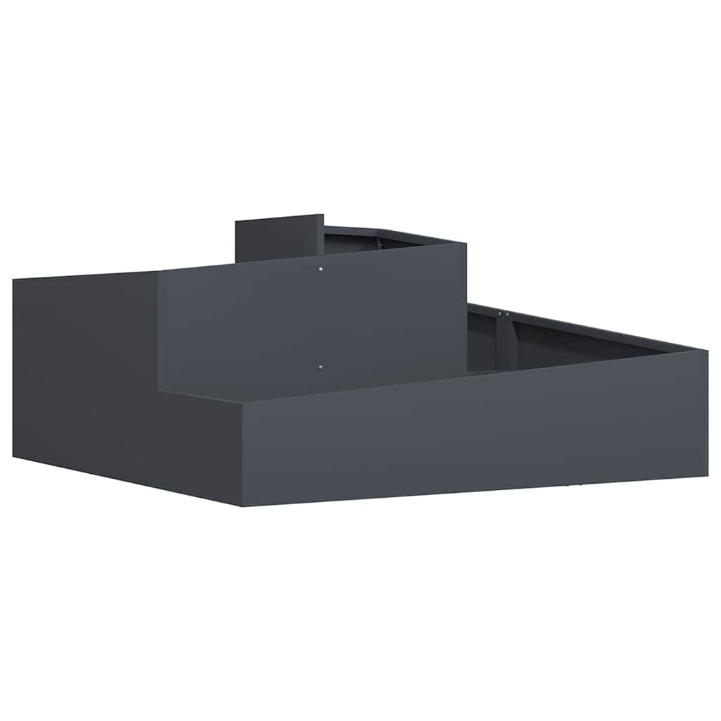 Hageplantekasse Antrasitt 100x100x50 cm i stål