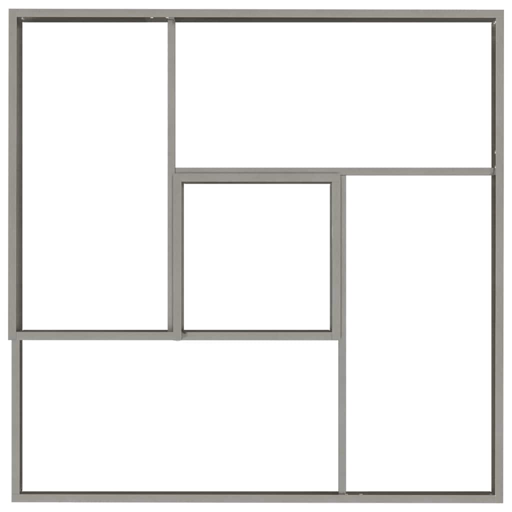 Hageblomsterpotte sølv 100 x 100 x 50 cm Rustfritt Stål