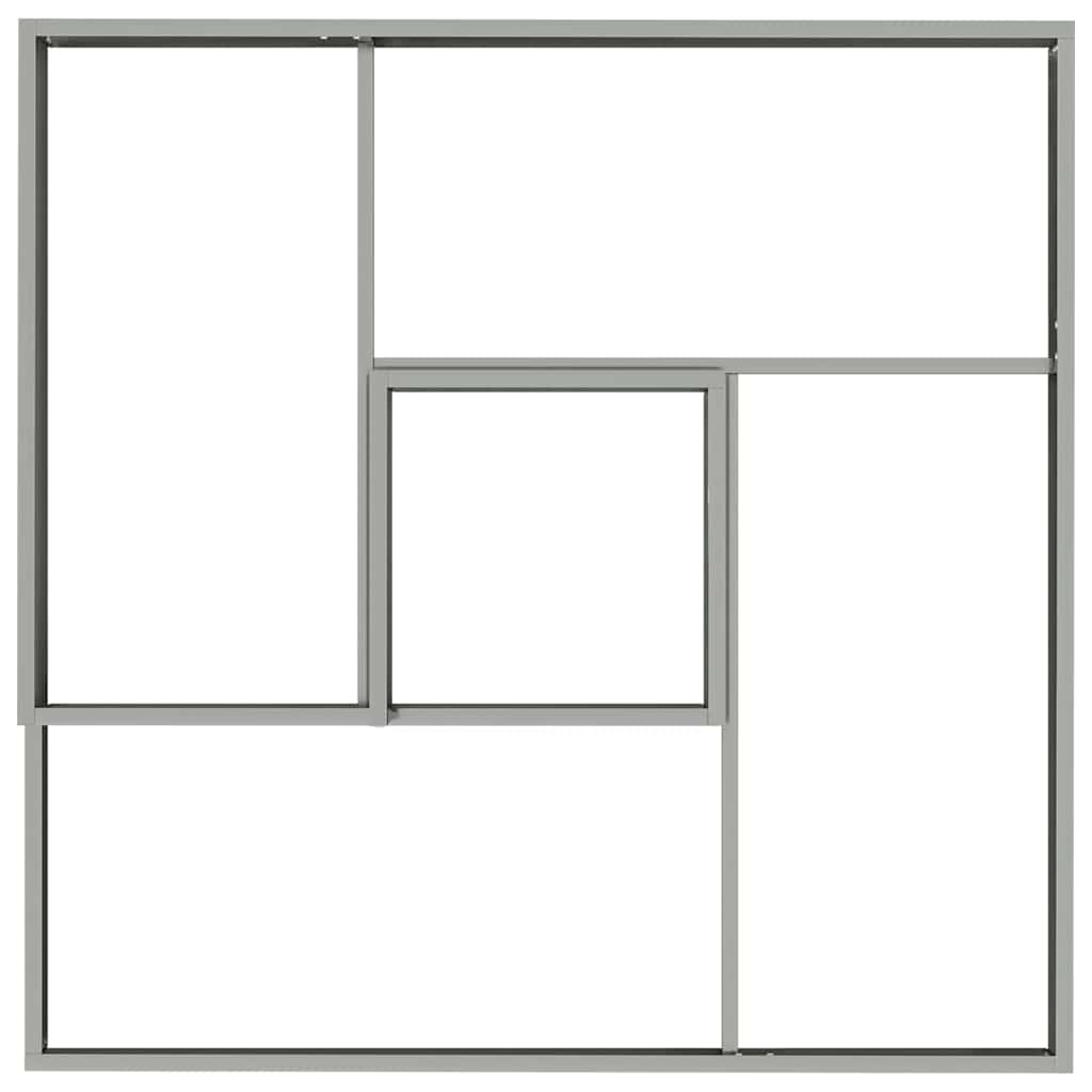 Hageblomsterpotte sølv 100 x 100 x 50 cm Galvanisert Stål