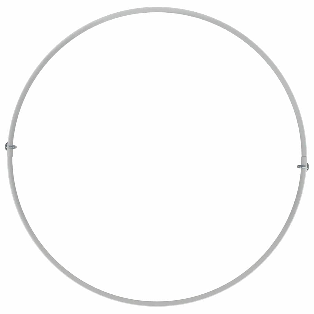 Hageblomsterpotte 5 pcs Hvit 30 x 30 x 20 cm Kaldvalsestål