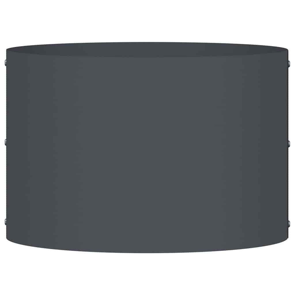 Hageblomsterpotte Antrasitt 30 x 30 x 20 cm Kaldvalsestål