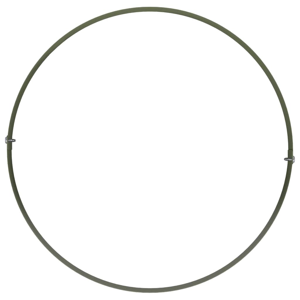 Hageblomsterpotte Olivengrønn 30 x 30 x 20 cm Kaldvalsestål