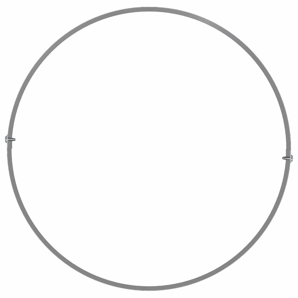 Hageblomsterpotte sølv 30 x 30 x 20 cm Rustfritt stål