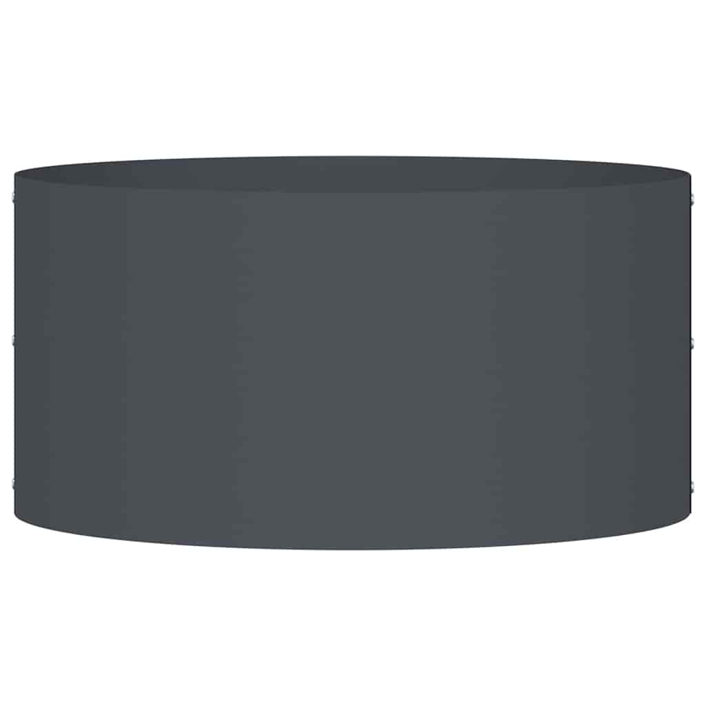 Hageblomsterpotte Antrasitt 40 x 40 x 20 cm Stål