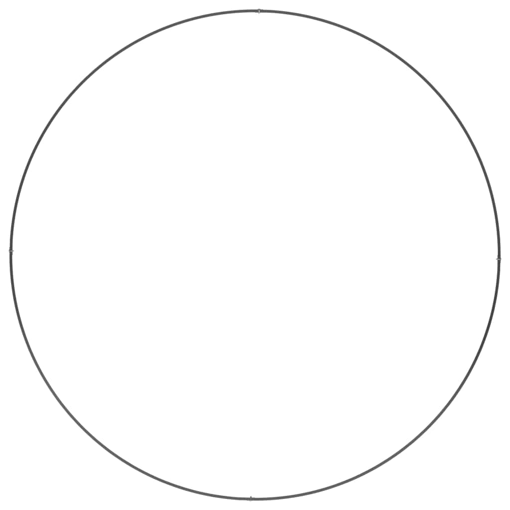 Hageblomsterpotte Svart 120 x 120 x 20 cm Kaldvalsestål