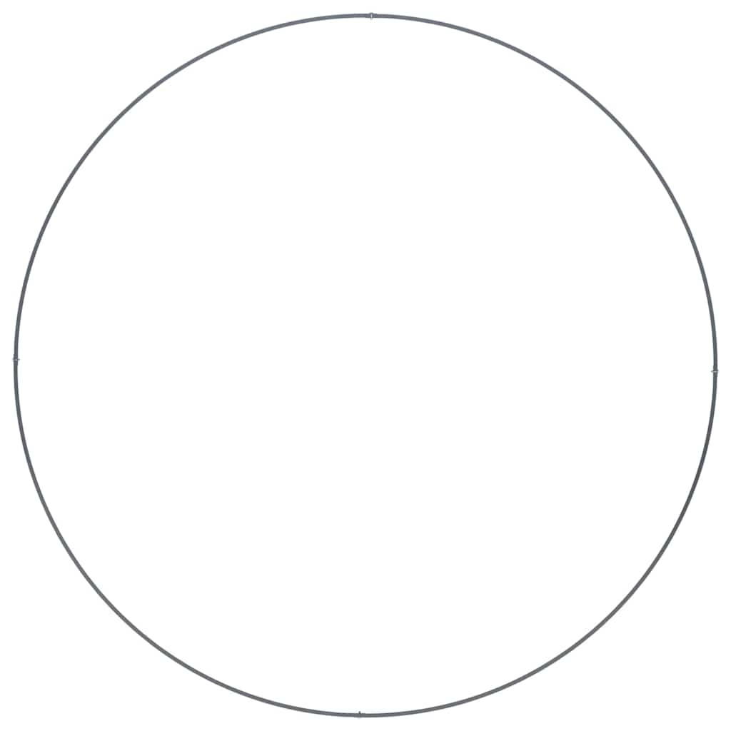 Hagepotter 5 pcs Antrasitt 120 x 120 x 20 cm Stål