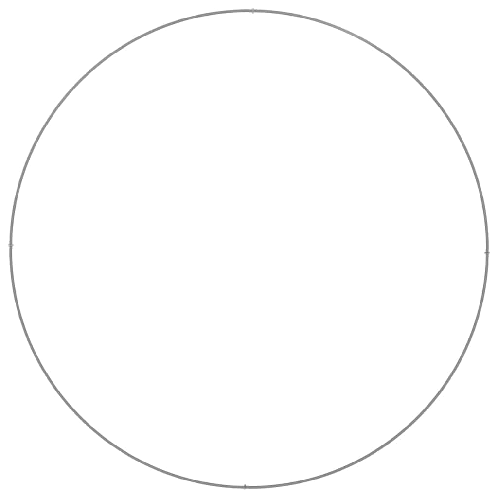 Hageblomsterpotte 5 pcs sølv 120 x 120 x 20 cm Rustfritt Stål