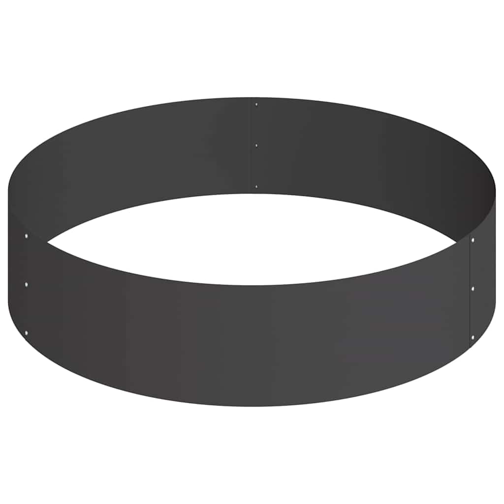 Hageblomsterpotte Svart 90 x 90 x 20 cm Stål