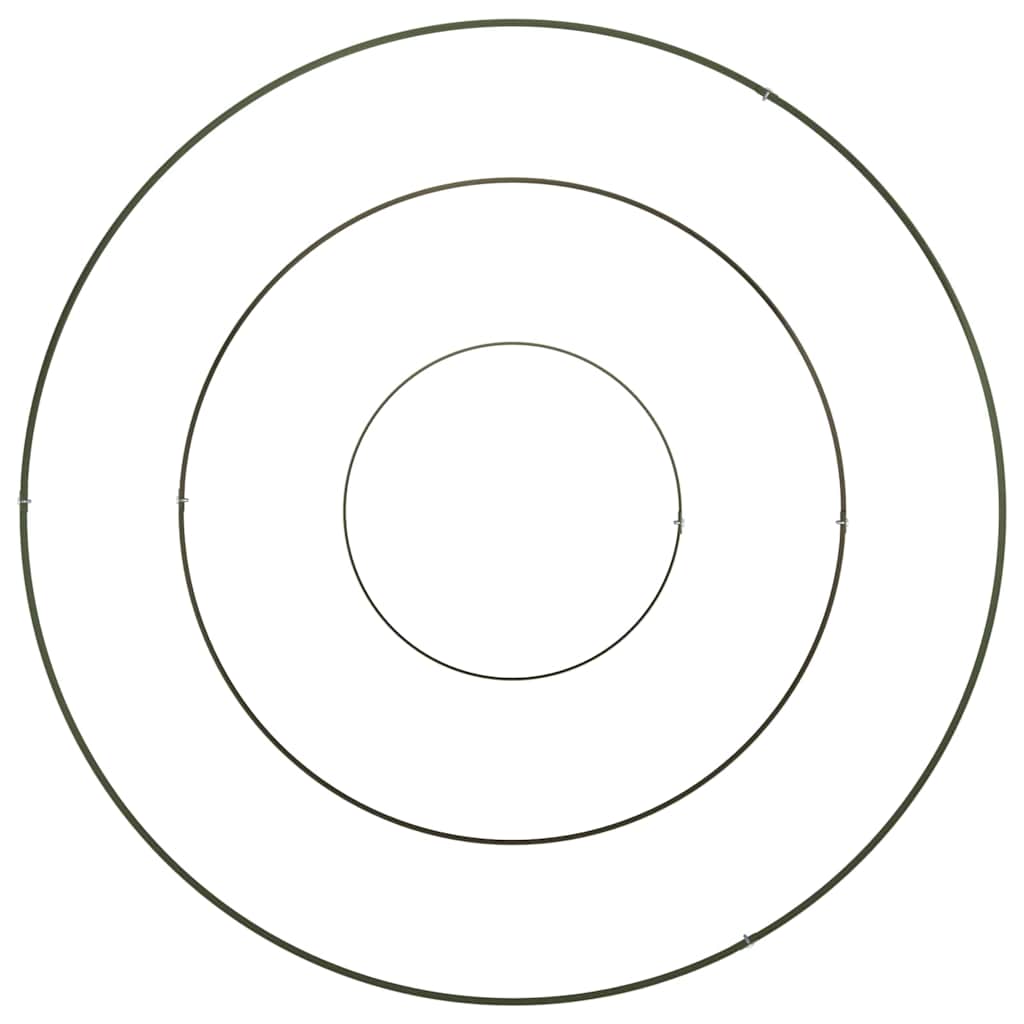 Hageblomsterpotte Olivengrønn 90 x 90 x 20 cm Kaldvalsestål