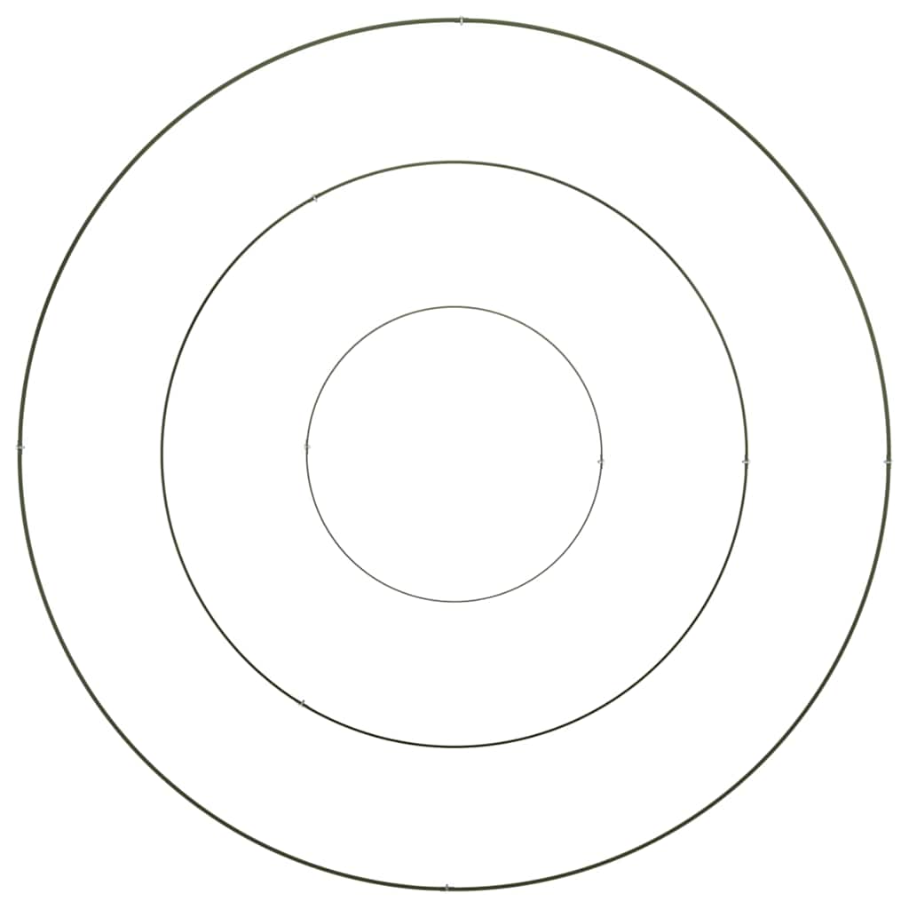 Hageblomsterpotte Olivengrønn 120 x 120 x 20 cm Stål