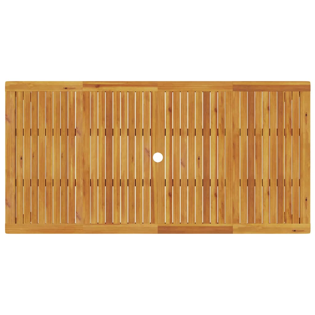 Hage Spisegruppe 7 pcs Brun heltre akasie