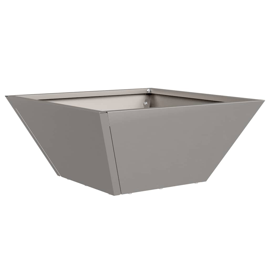 Hageblomsterpotte Rusten 35 x 35 x 15 cm Cortenstål