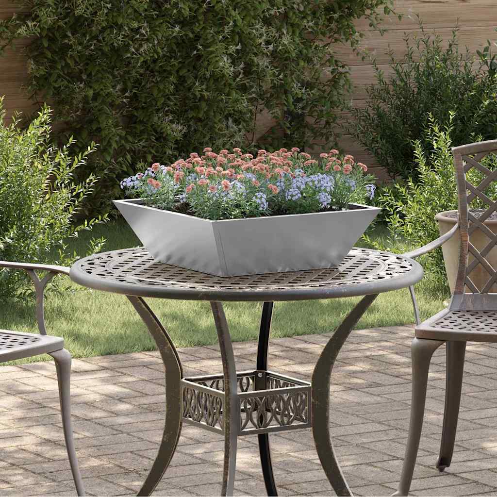 Hagebolle plantepotte 50x50x15 cm av galvanisert stål