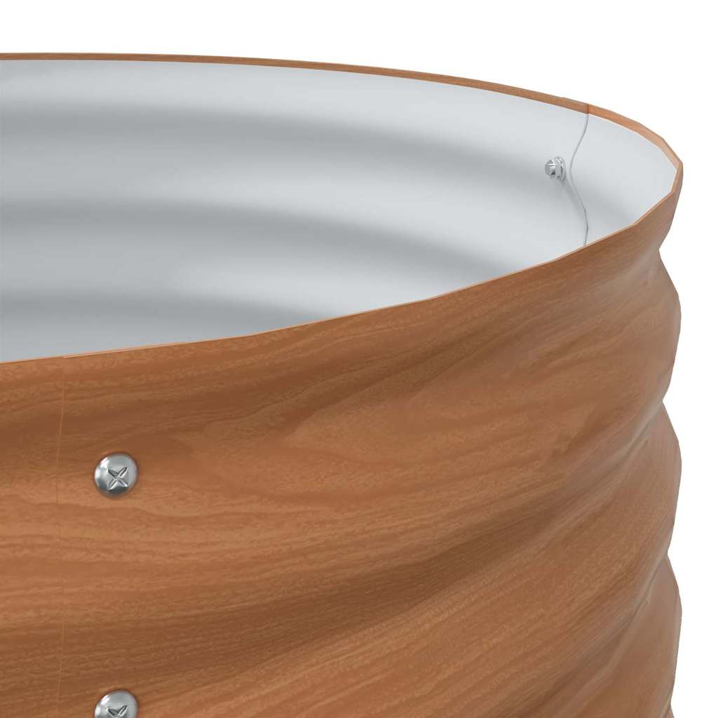 Høybed Brun 80 x 80 x 81 cm Stål