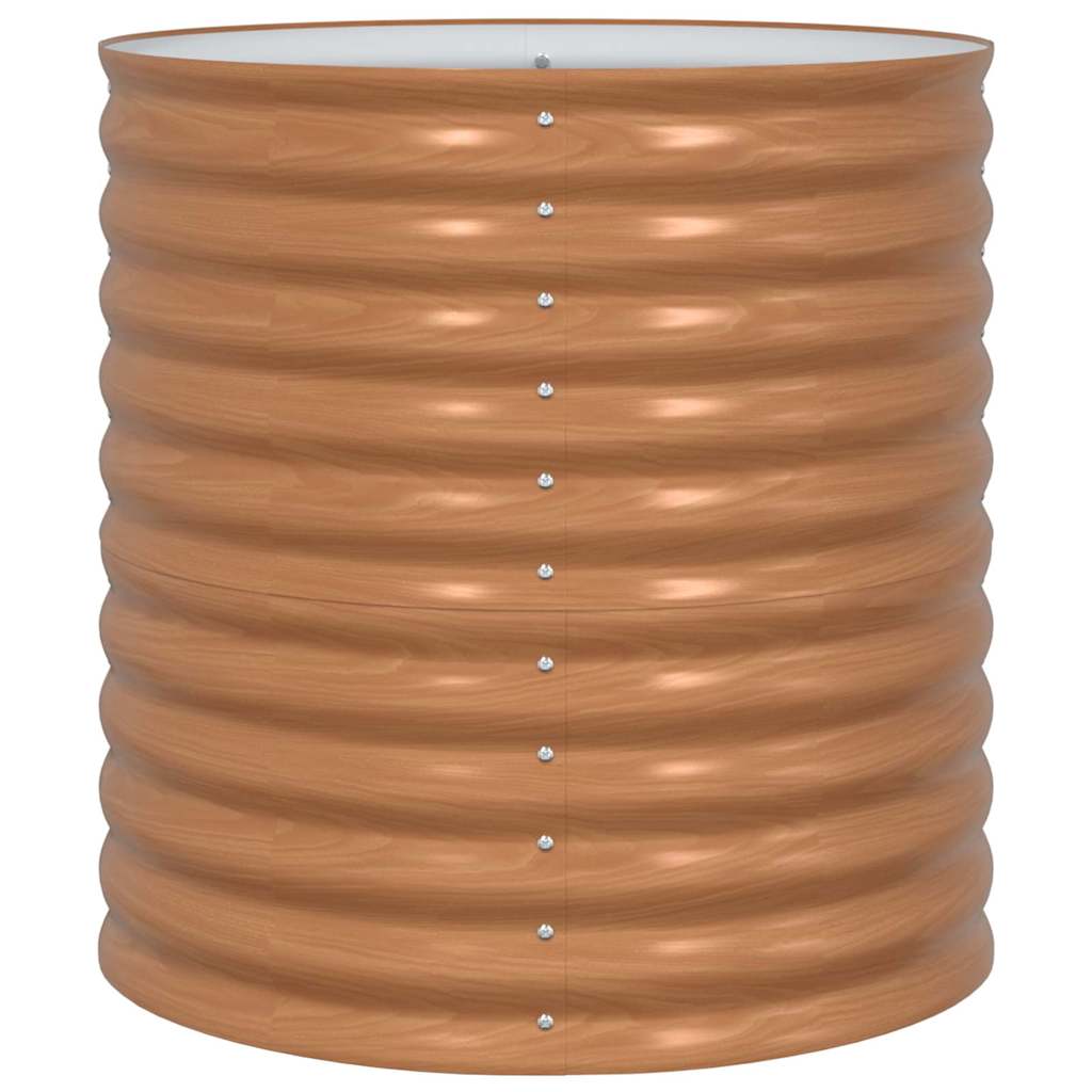 Høybed Brun 80 x 80 x 81 cm Stål