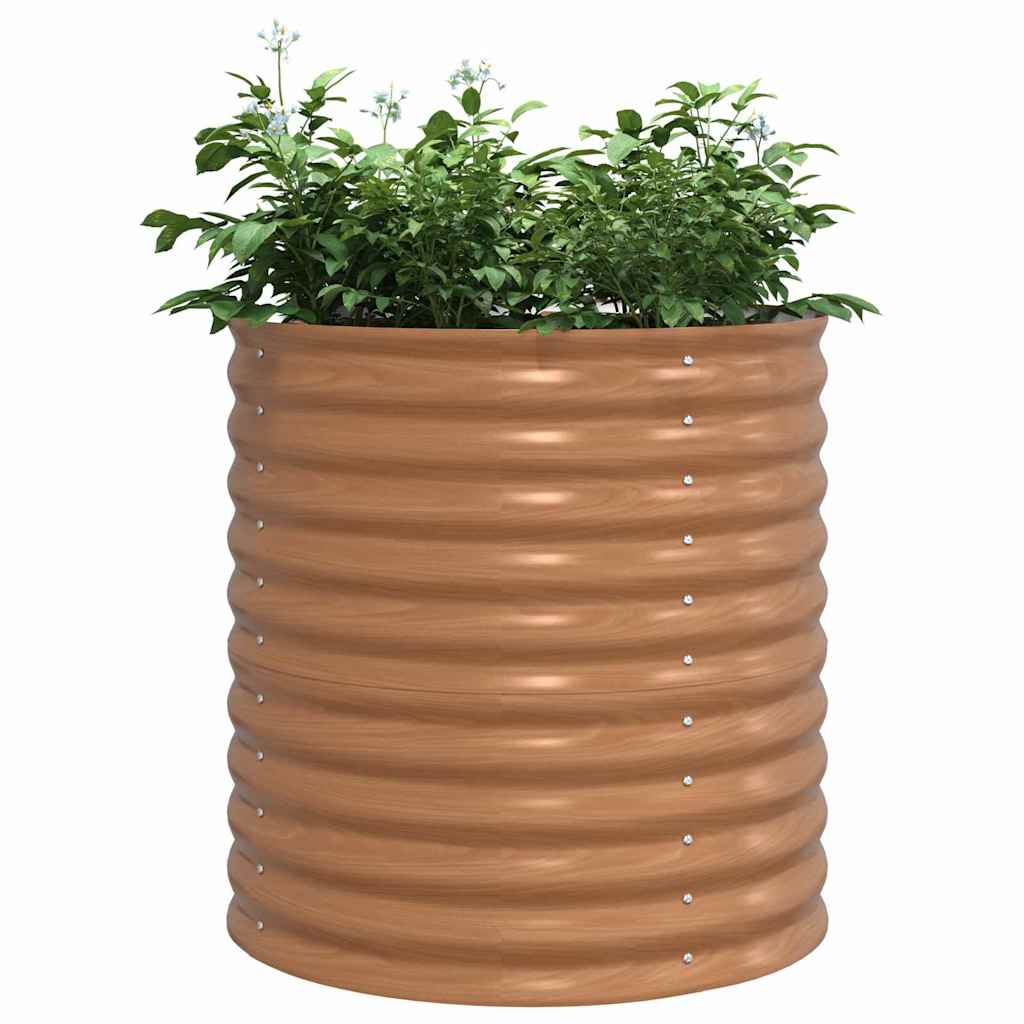 Høybed Brun 80 x 80 x 81 cm Stål