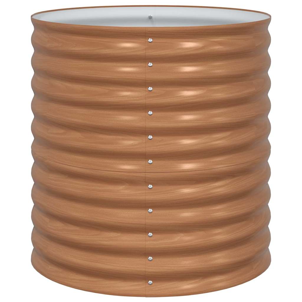 Høybed Brun 80 x 80 x 81 cm Stål